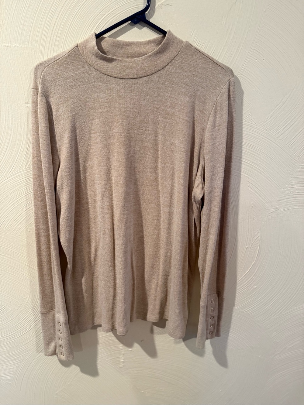 Rafaella Beige Turtleneck Sweater